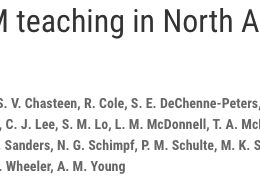 Anatomy of STEM teaching in North American universities