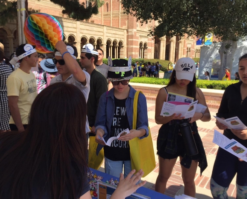 Students at Bruin Day