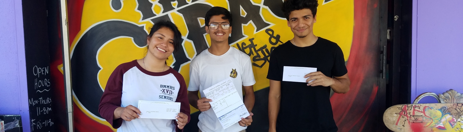 CBL Hire LA Internship participants' firts paycheck!