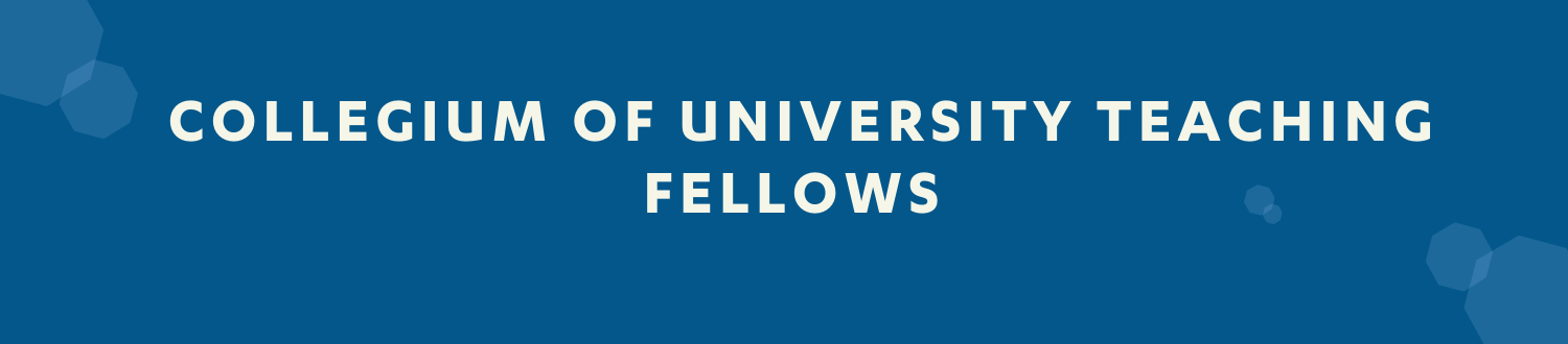 Collegium of University Teaching Fellows graphic