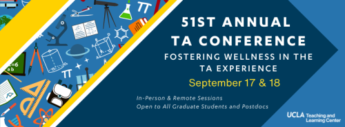 Banner for the 51st Annual TA Conference with the theme Fostering Wellness in the TA Experience